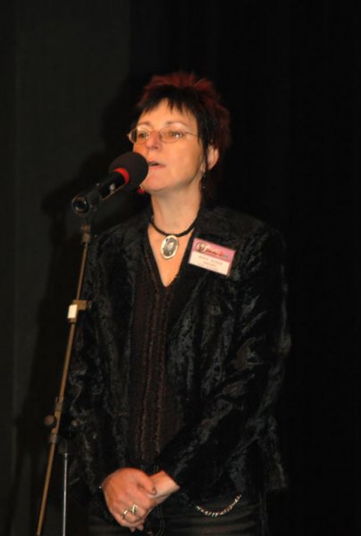 Spoluorganizátorka festivalu, české spisovatelka Jenny Nowak